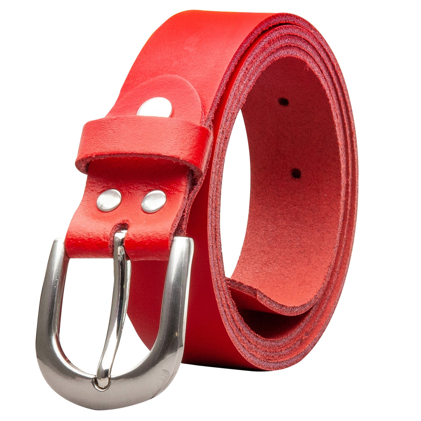 30 mm Gürtel Spaltleder Modell EH38-SL-Rot