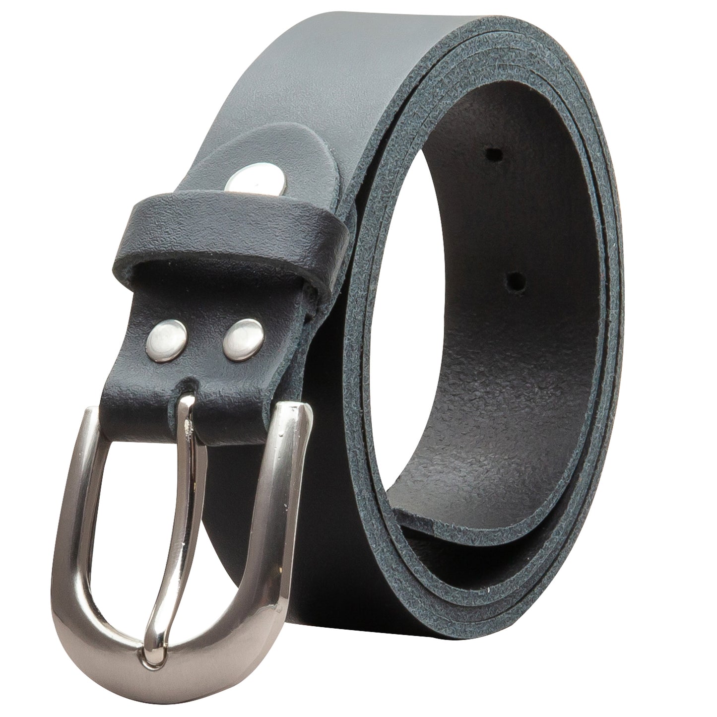 30 mm Gürtel Spaltleder Modell EH38-SL-Schwarz