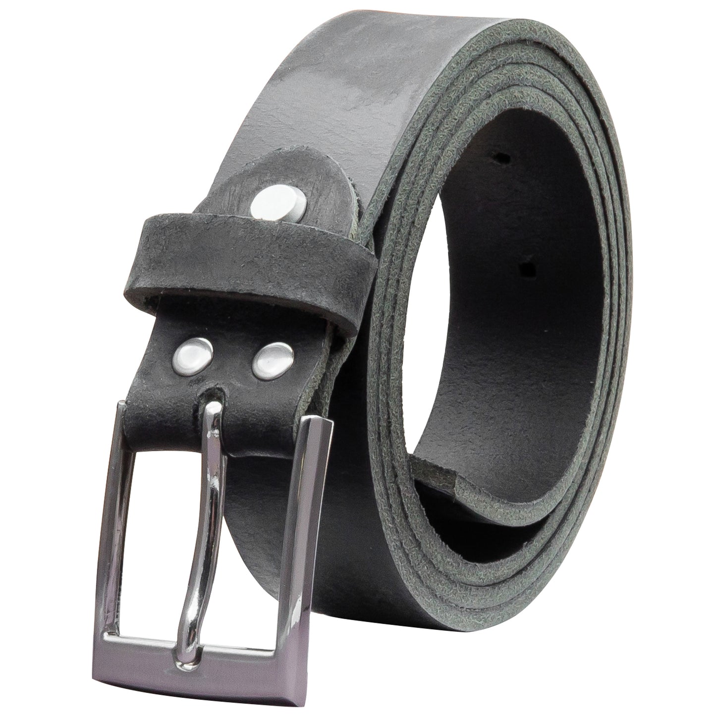 30 mm Gürtel Geschliffenes Leder Modell EH39-GE-Schwarz
