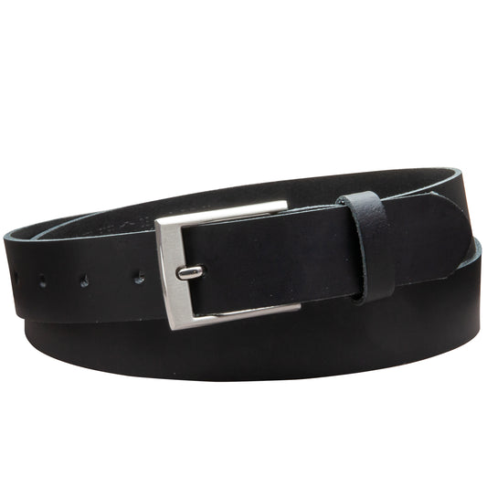 30 mm Gürtel Spaltleder Modell EH39-SL-Schwarz