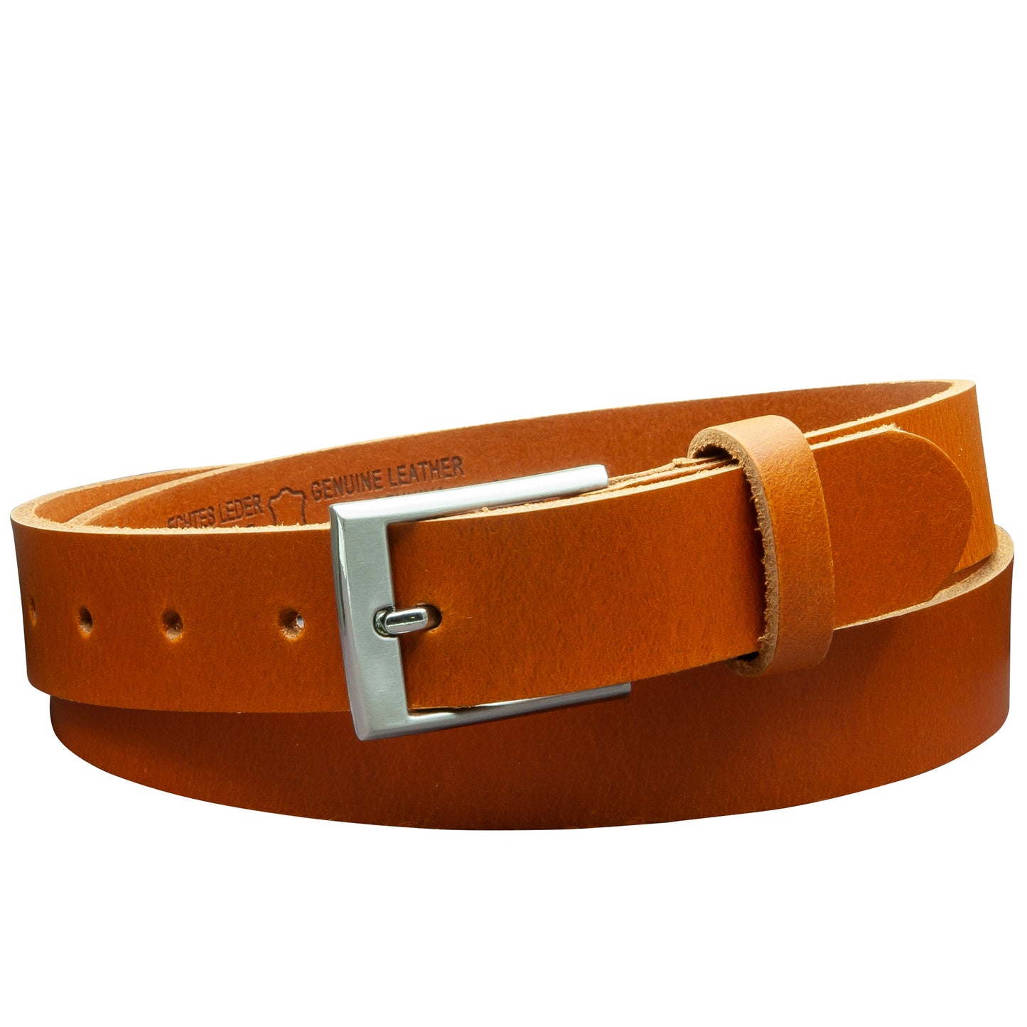 30 mm Gürtel Vollleder Modell EH39-VL-Cognac