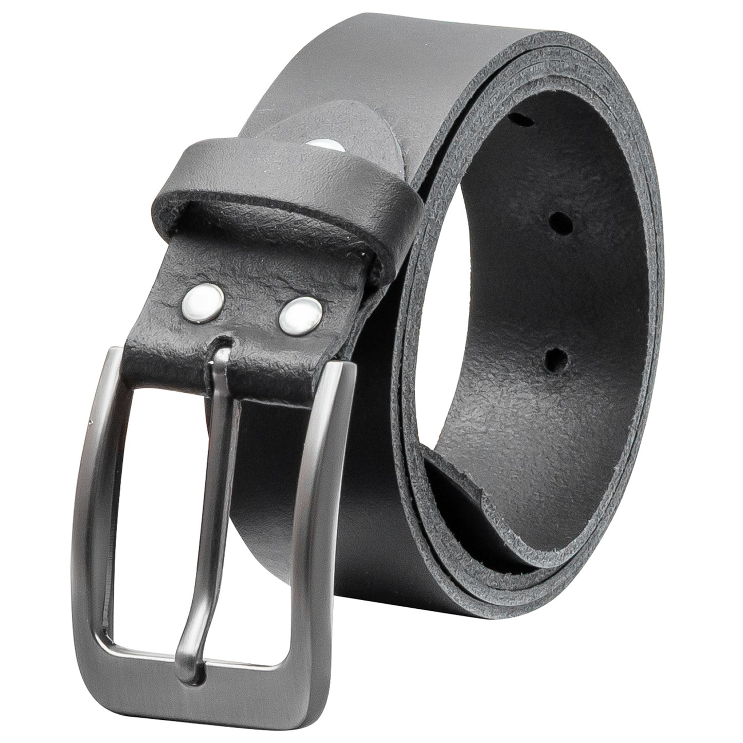 35 mm Gürtel Spaltleder Modell EH411-SL-Schwarz