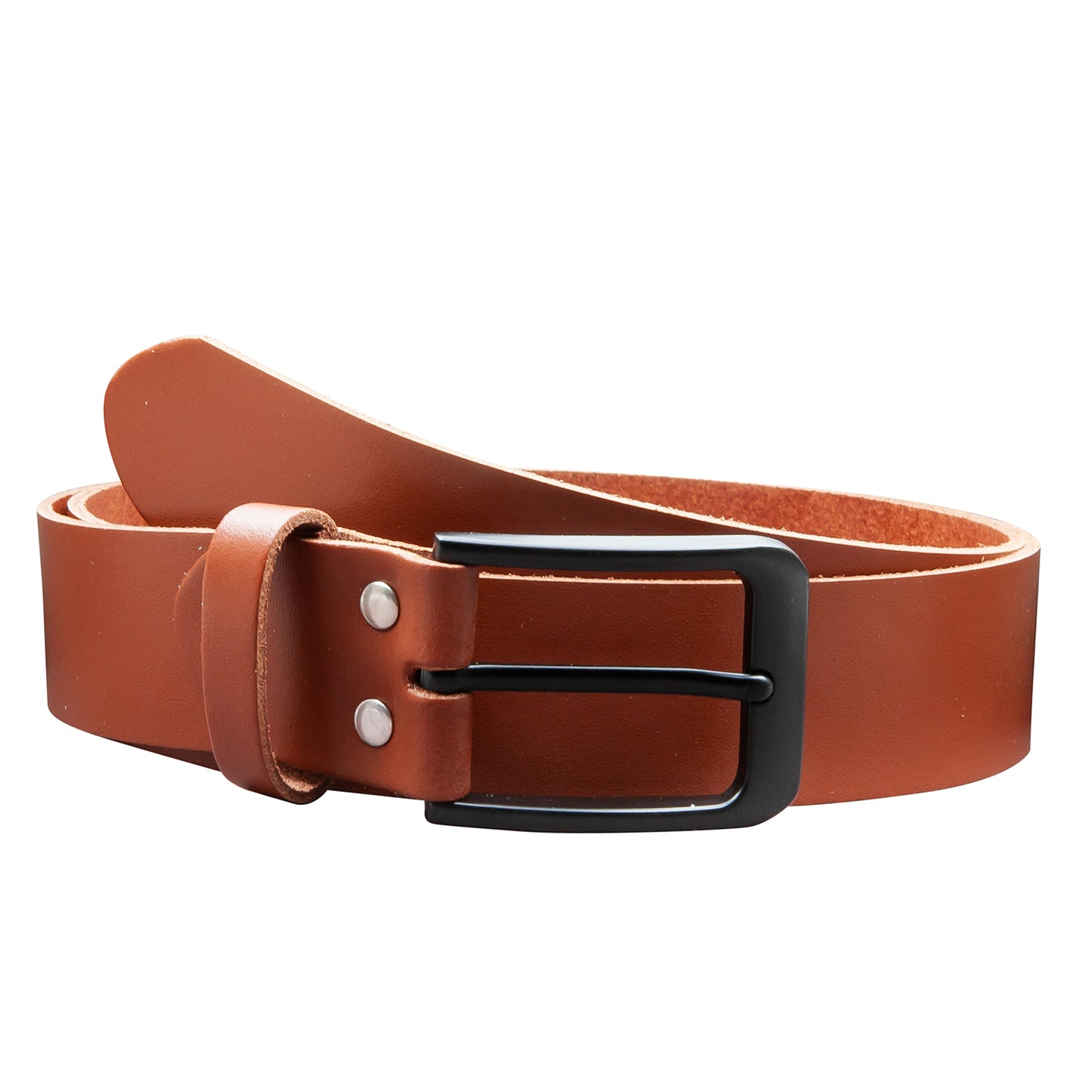 35 mm Gürtel Spaltleder Modell EH412-SL-Cognac
