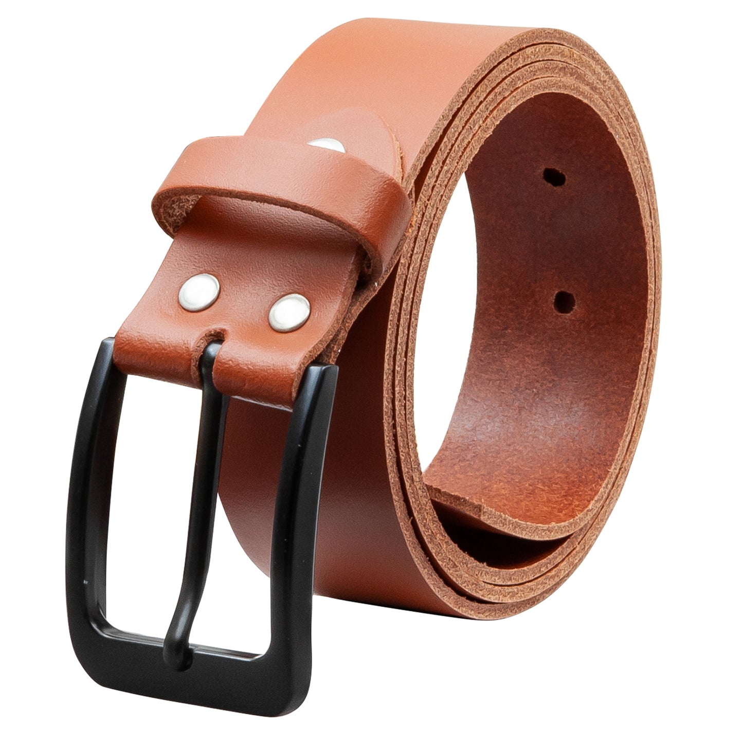35 mm Gürtel Spaltleder Modell EH412-SL-Cognac