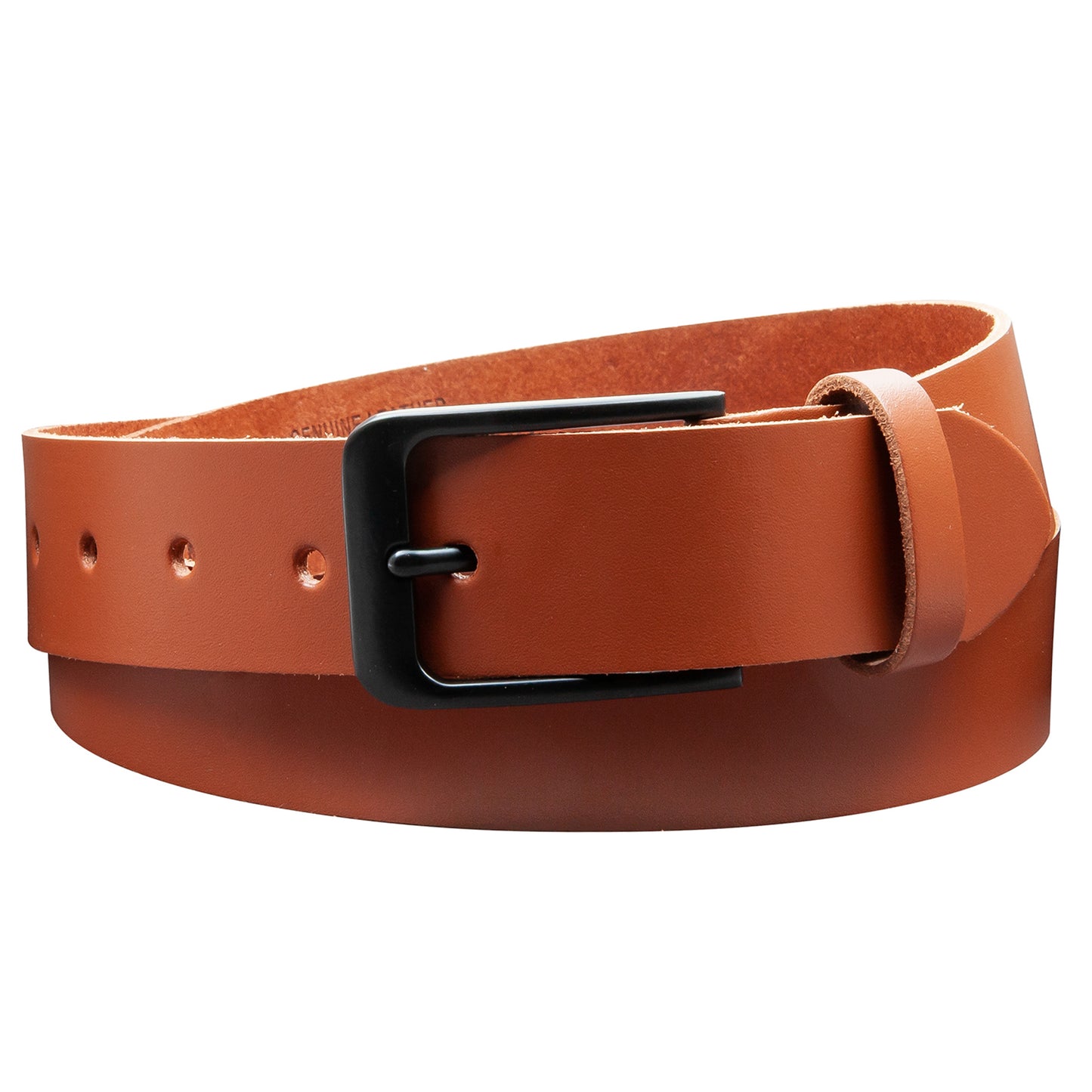 35 mm Gürtel Spaltleder Modell EH412-SL-Cognac