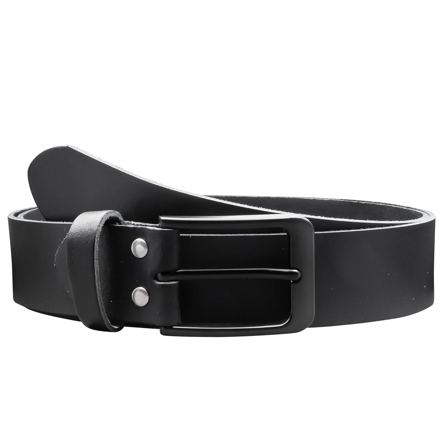35 mm Gürtel Spaltleder Modell EH412-SL-Schwarz