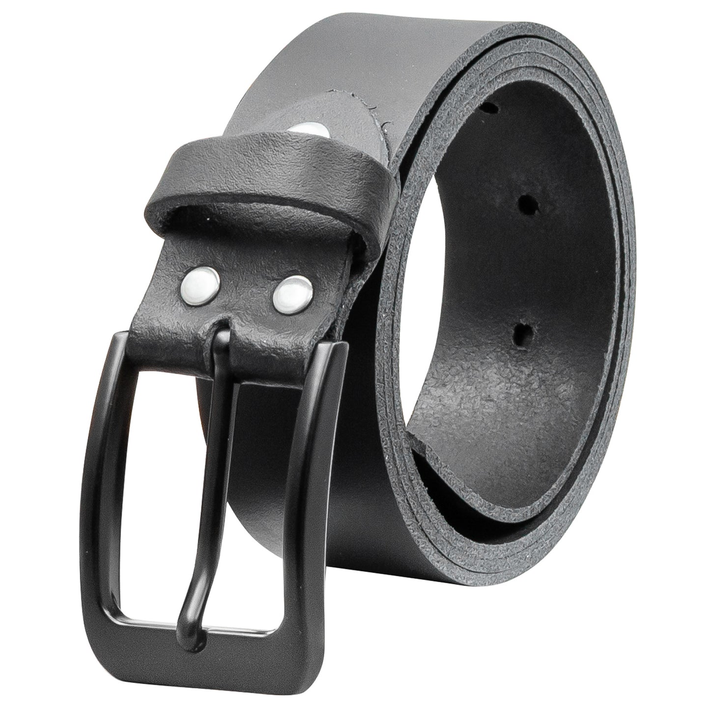 35 mm Gürtel Spaltleder Modell EH412-SL-Schwarz