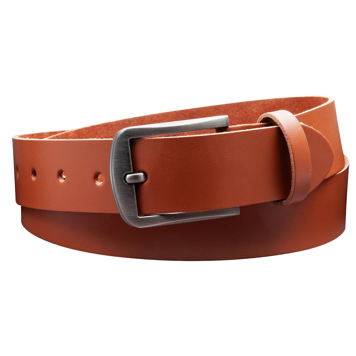 35 mm Gürtel Spaltleder Modell EH416-SL-Cognac