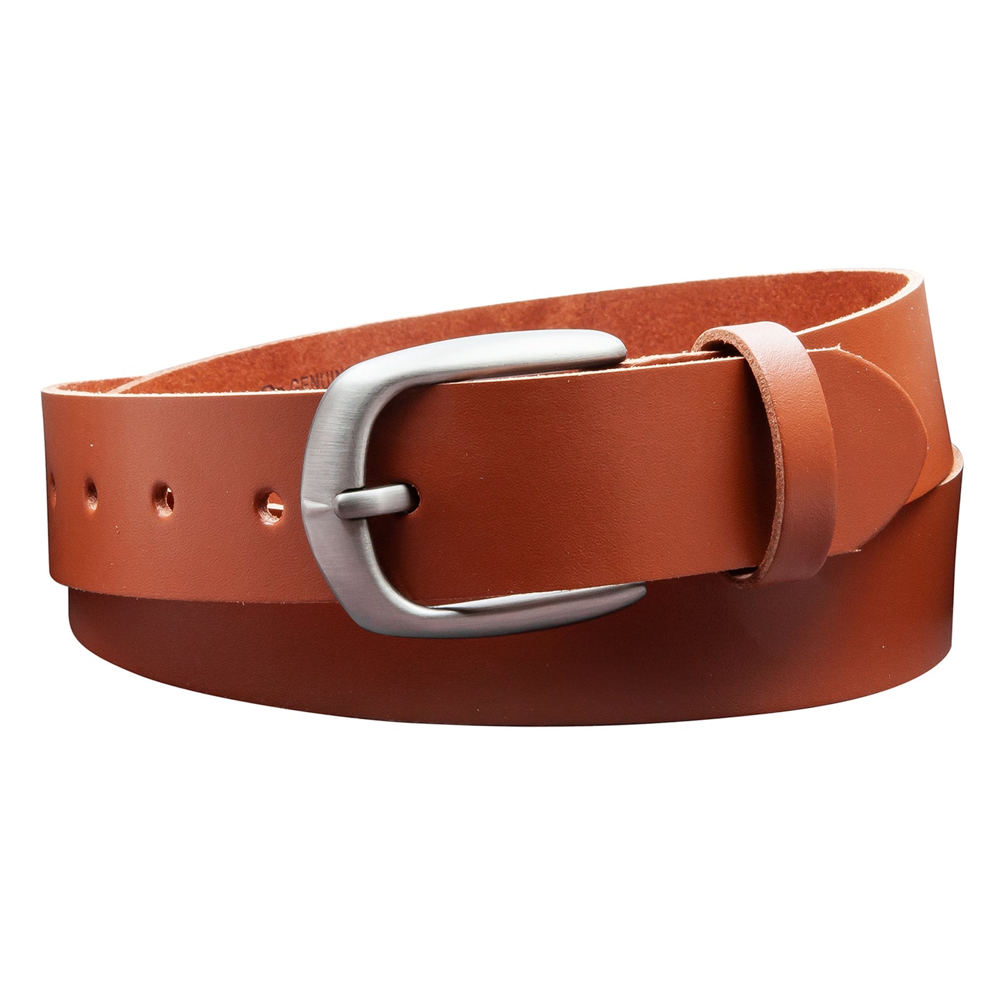 35 mm Gürtel Spaltleder Modell EH417-SL-Cognac