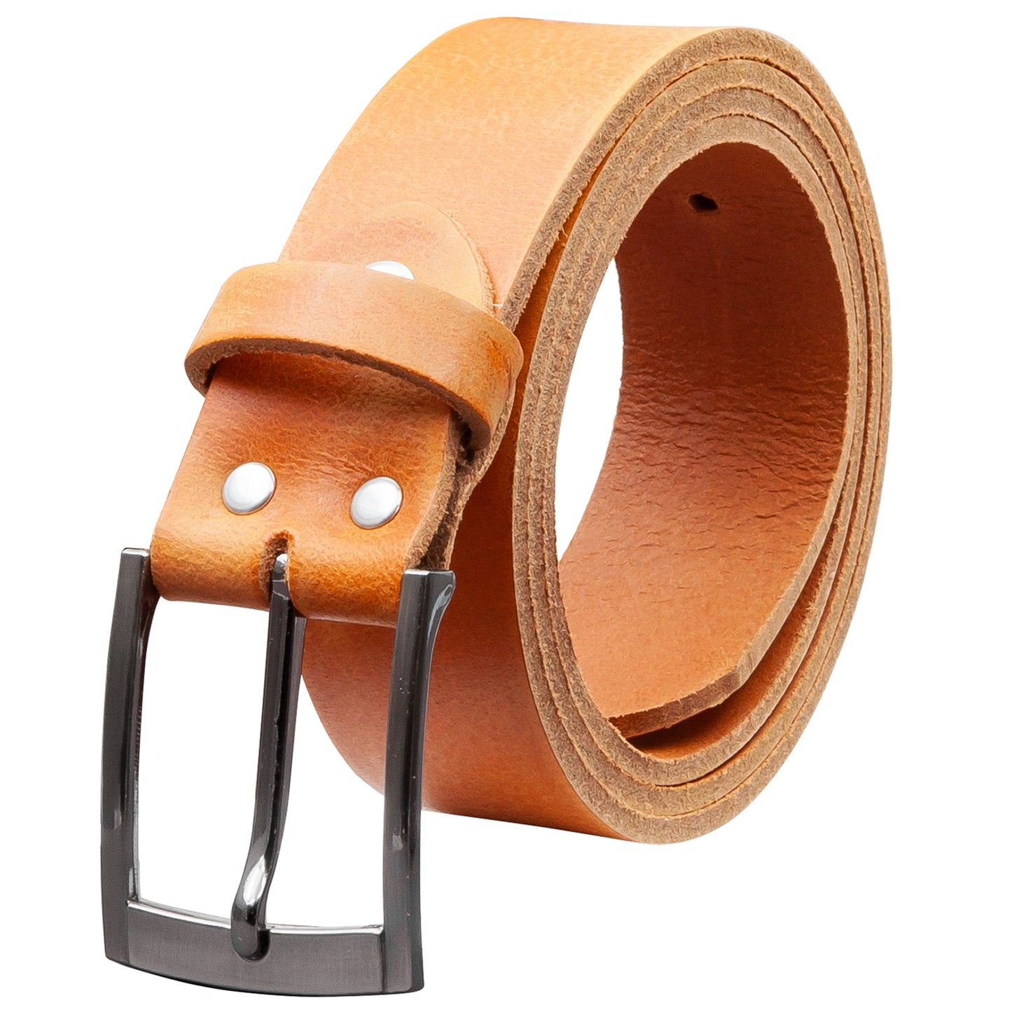 35 mm Gürtel Geschliffenes Leder Modell EH418-GE-Cognac