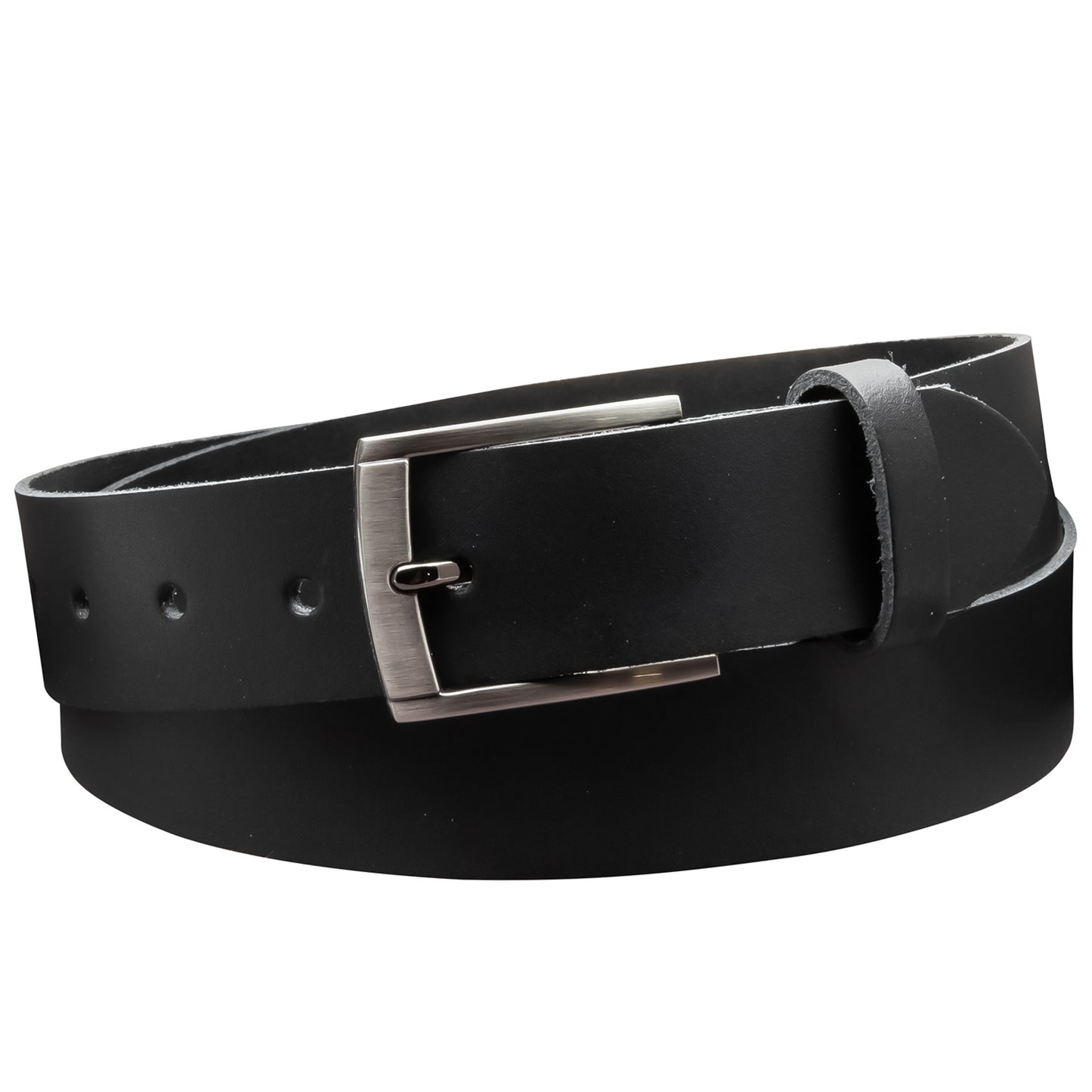 35 mm Gürtel Spaltleder Modell EH418-SL-Schwarz