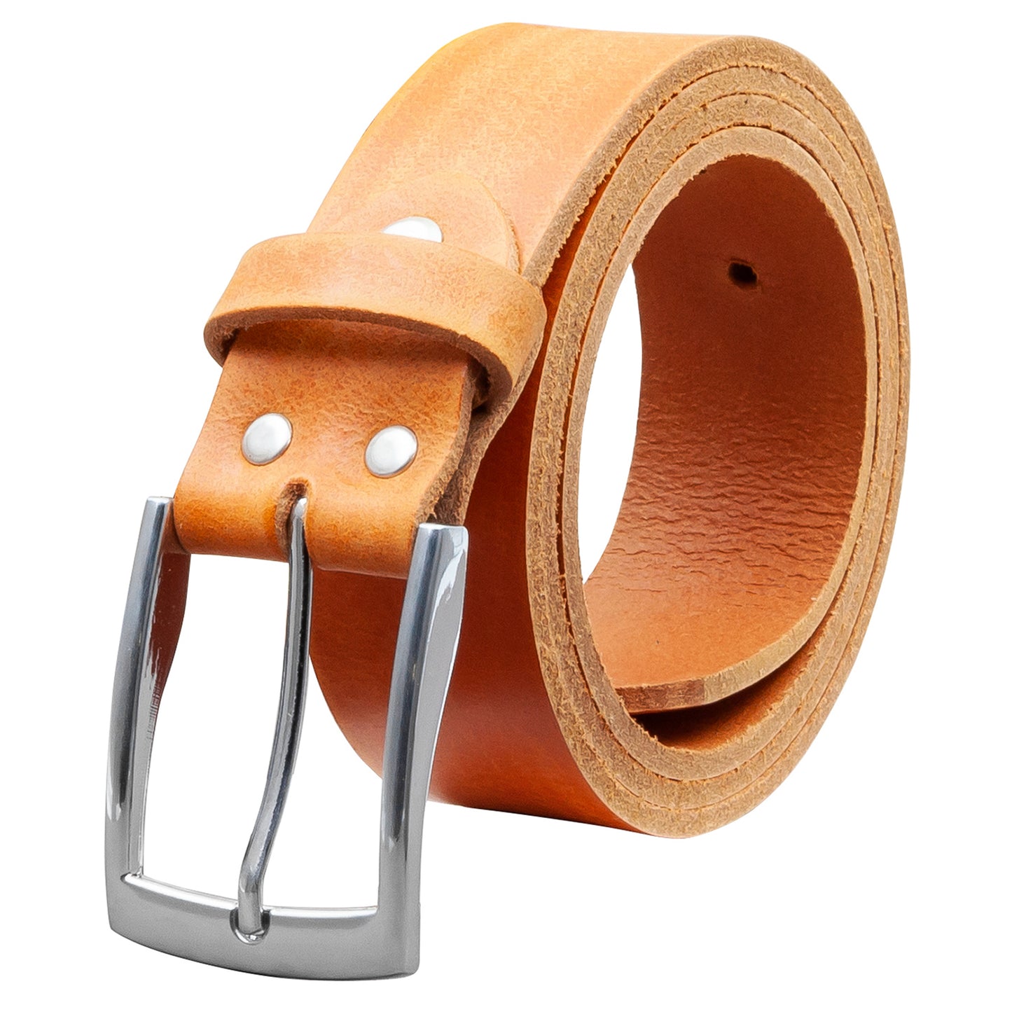 35 mm Gürtel Geschliffenes Leder Modell EH421-GE-Cognac