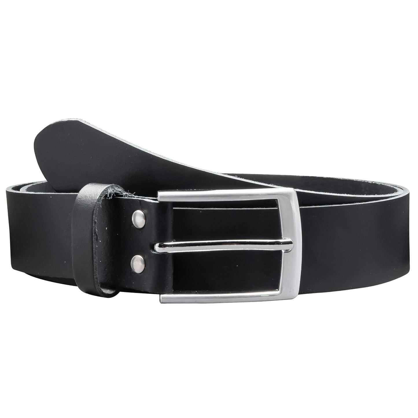 35 mm Gürtel Spaltleder Modell EH421-SL-Schwarz