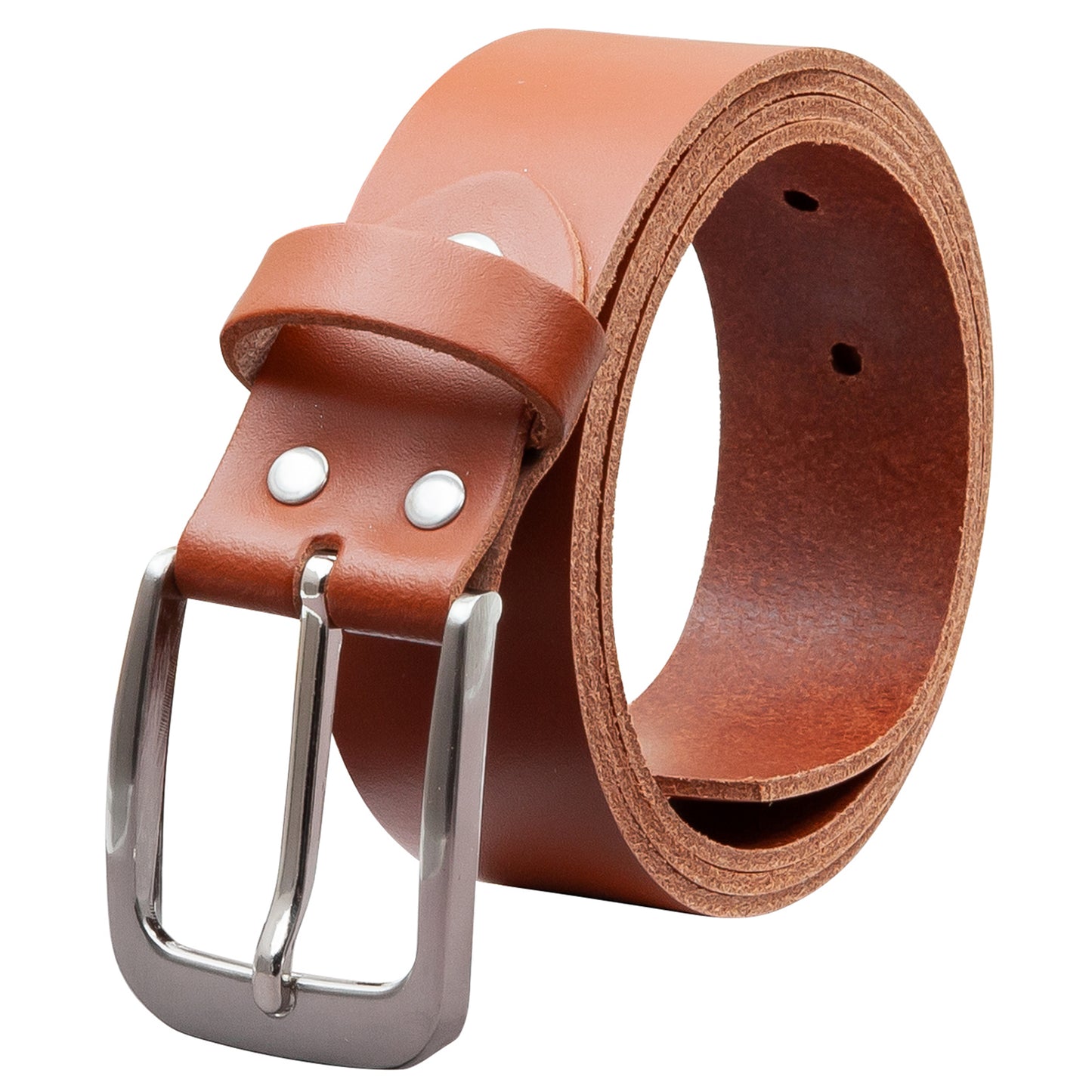 35 mm Gürtel Spaltleder Modell EH428-SL-Cognac