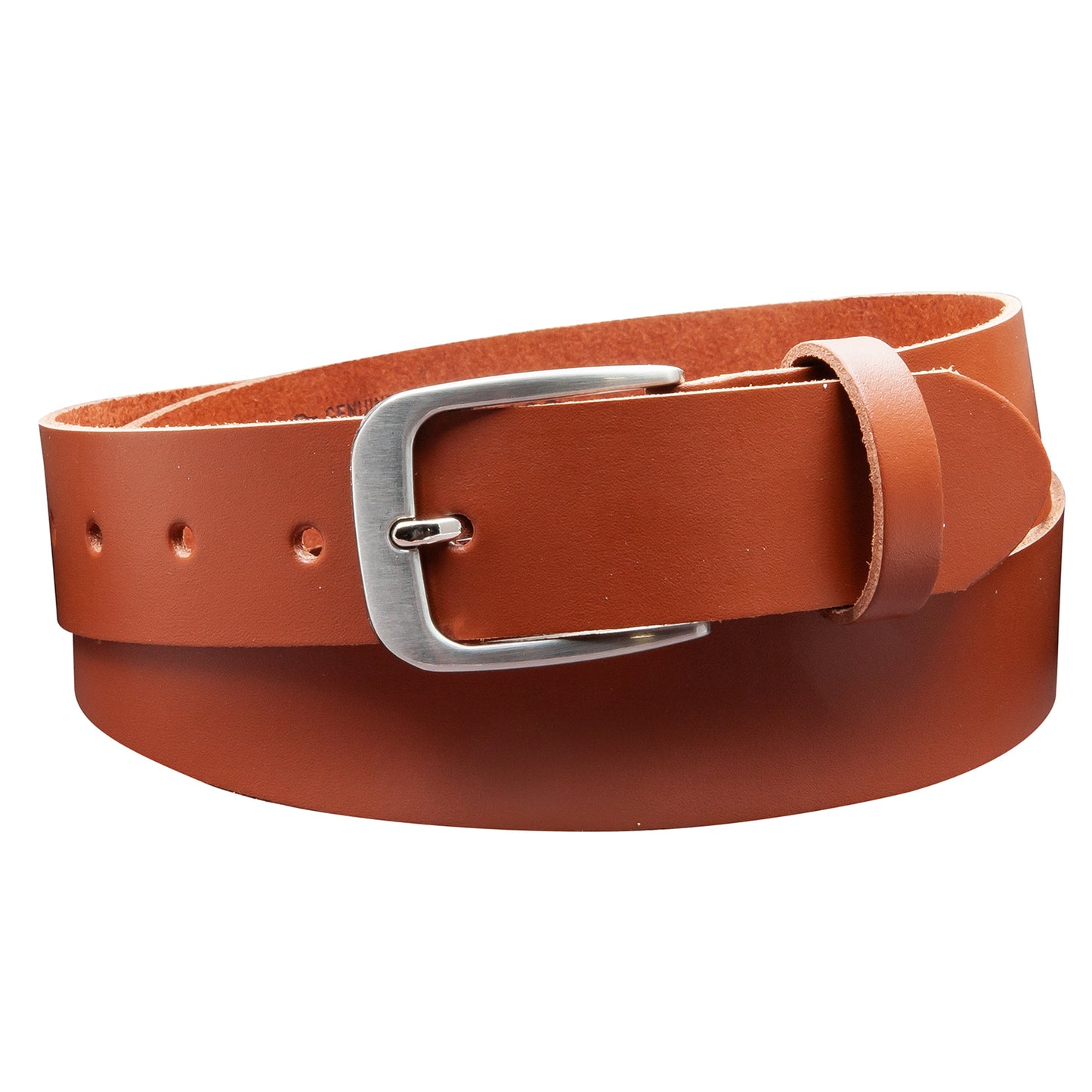 35 mm Gürtel Spaltleder Modell EH428-SL-Cognac