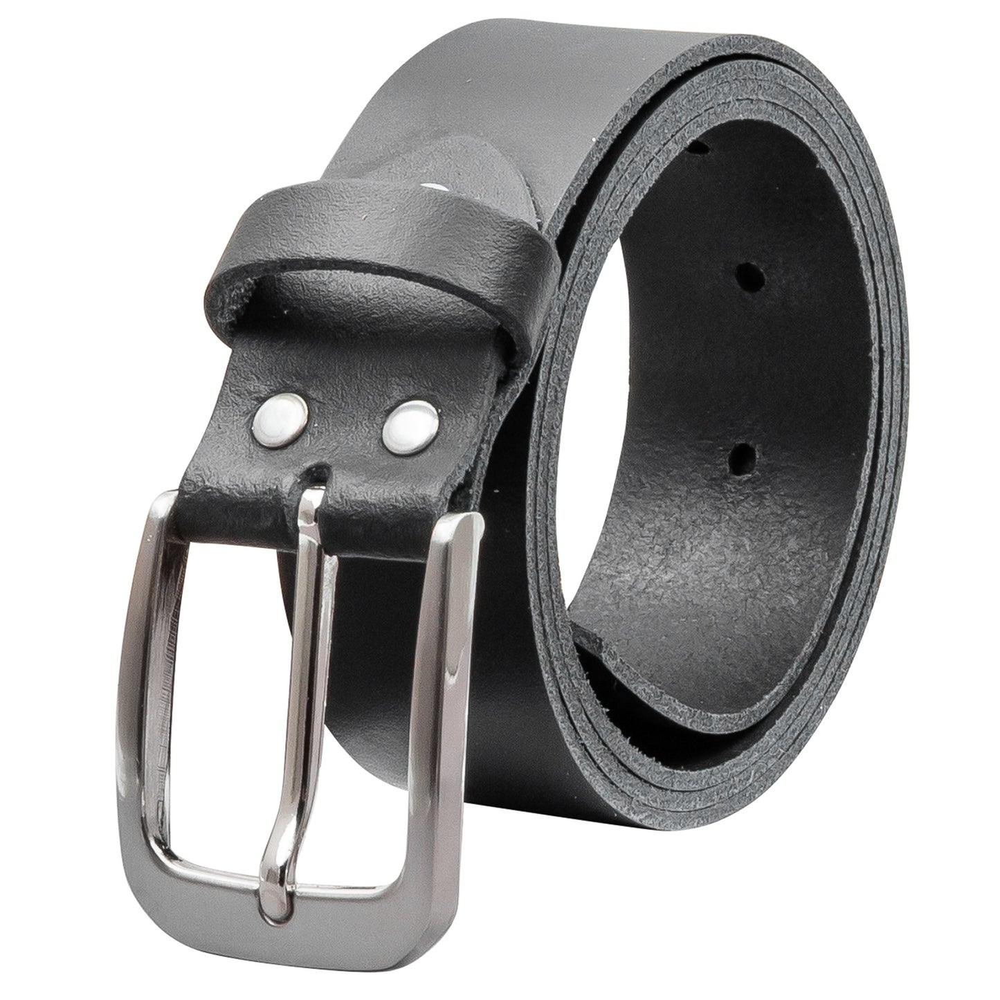35 mm Gürtel Spaltleder Modell EH428-SL-Schwarz