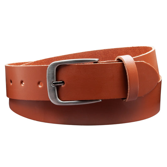 35 mm Gürtel Spaltleder Modell EH434-SL-Cognac