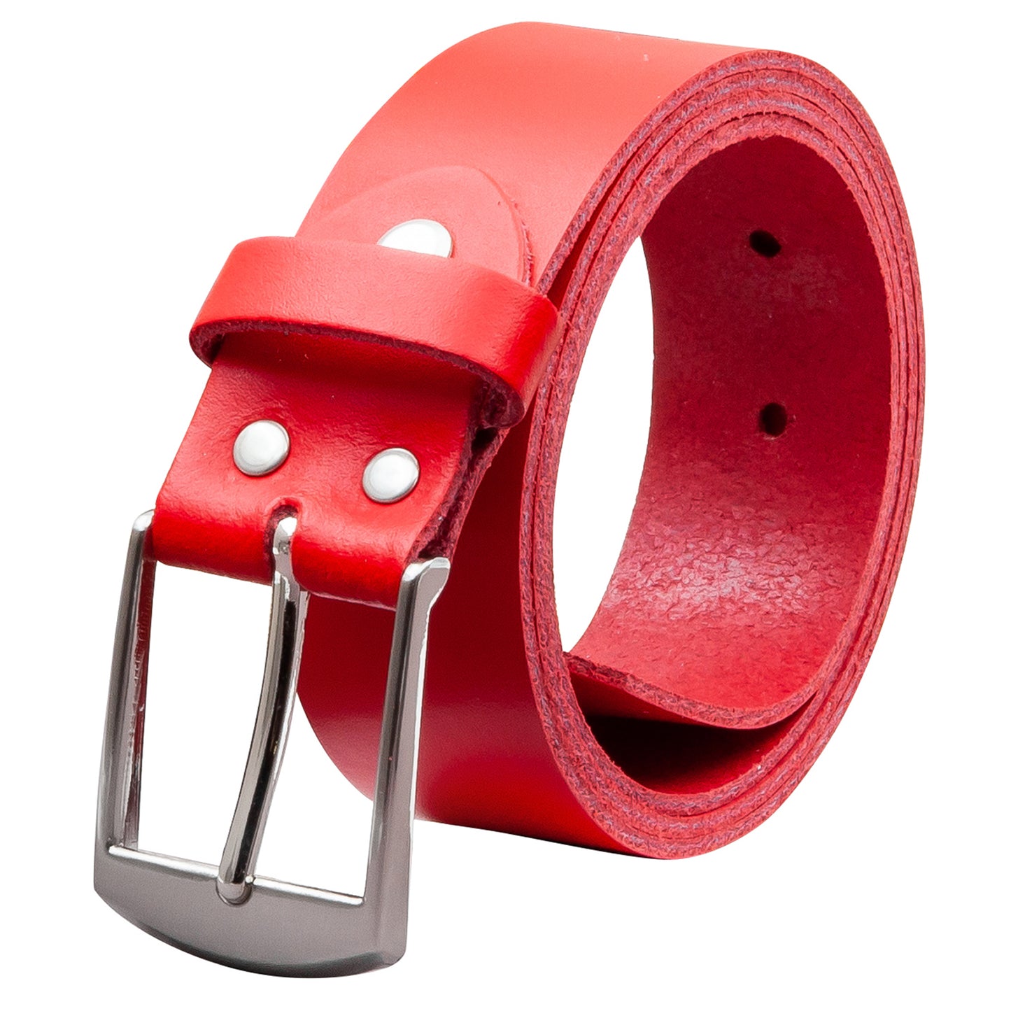35 mm Gürtel Spaltleder Modell EH49-SL-Rot