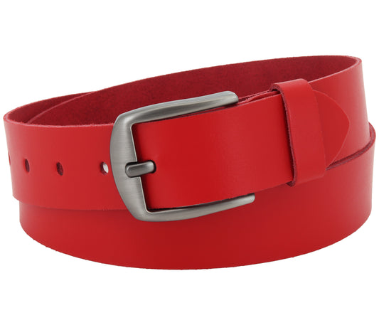 40 mm Gürtel Spaltleder Modell EH510-SL-Rot