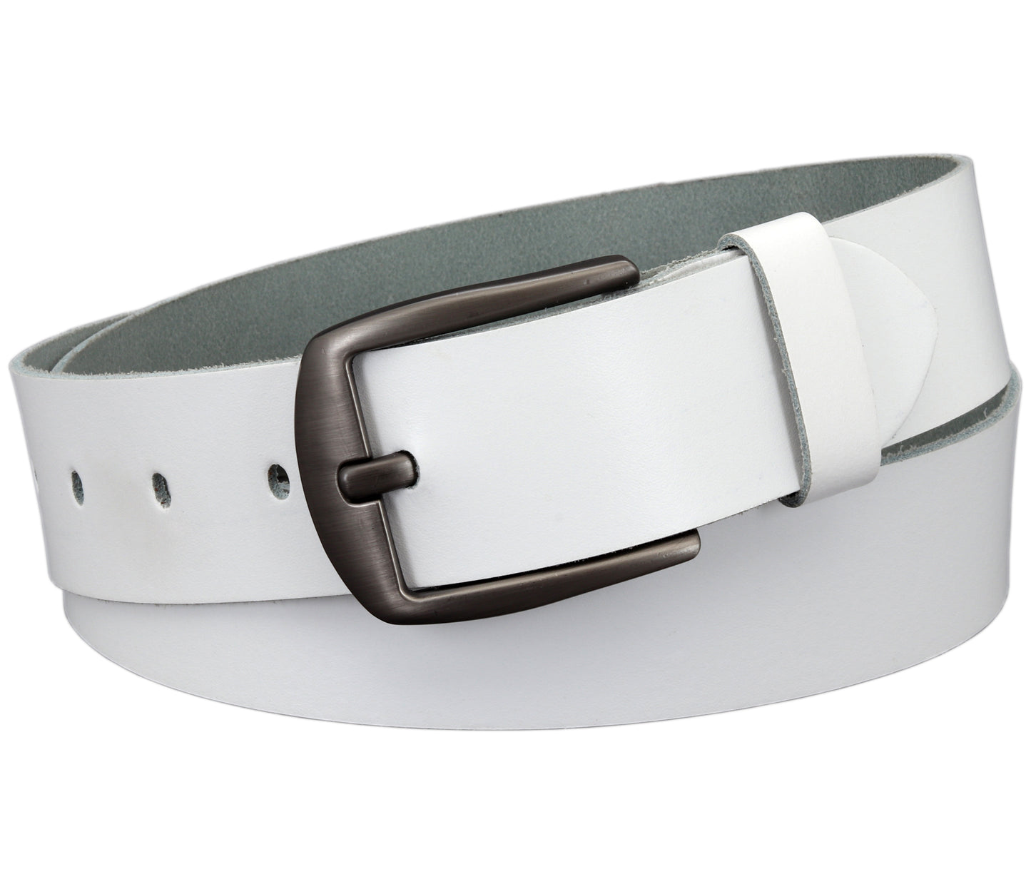 40 mm Gürtel Spaltleder Modell EH510-SL-Weiss