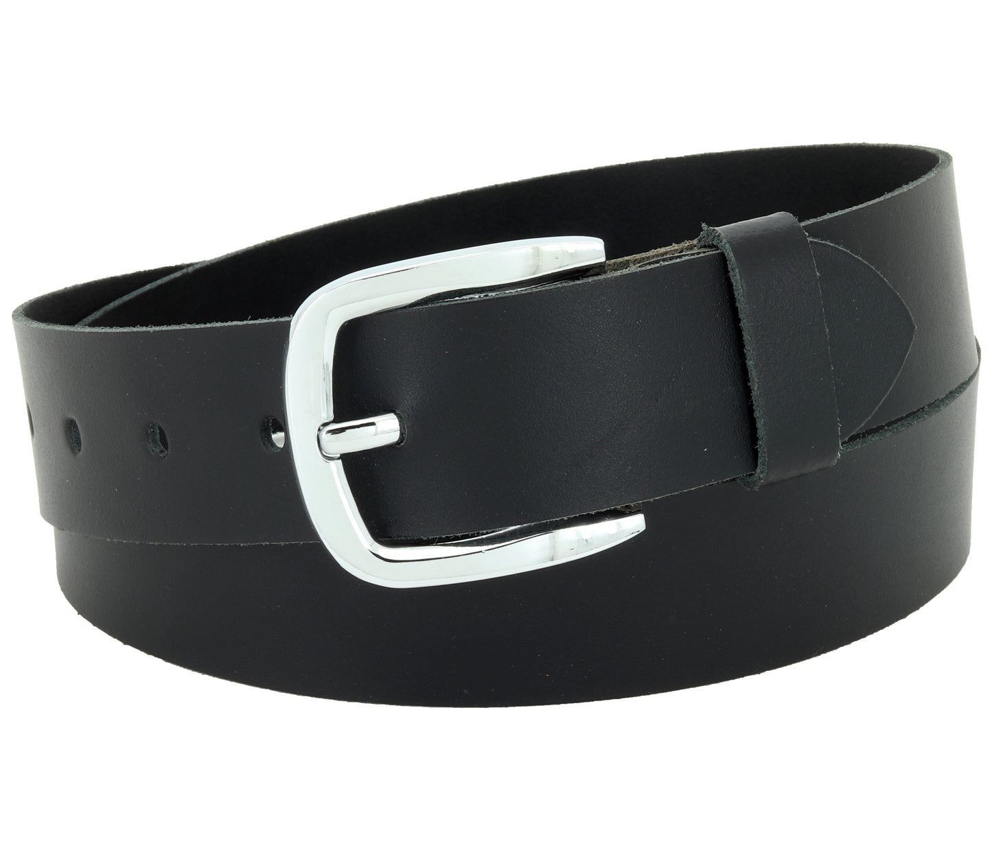 40 mm Gürtel Spaltleder Modell EH516-SL-Schwarz