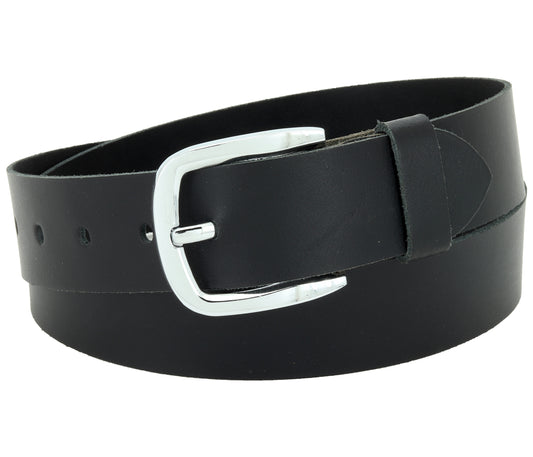 40 mm Gürtel Spaltleder Modell EH516-SL-Schwarz