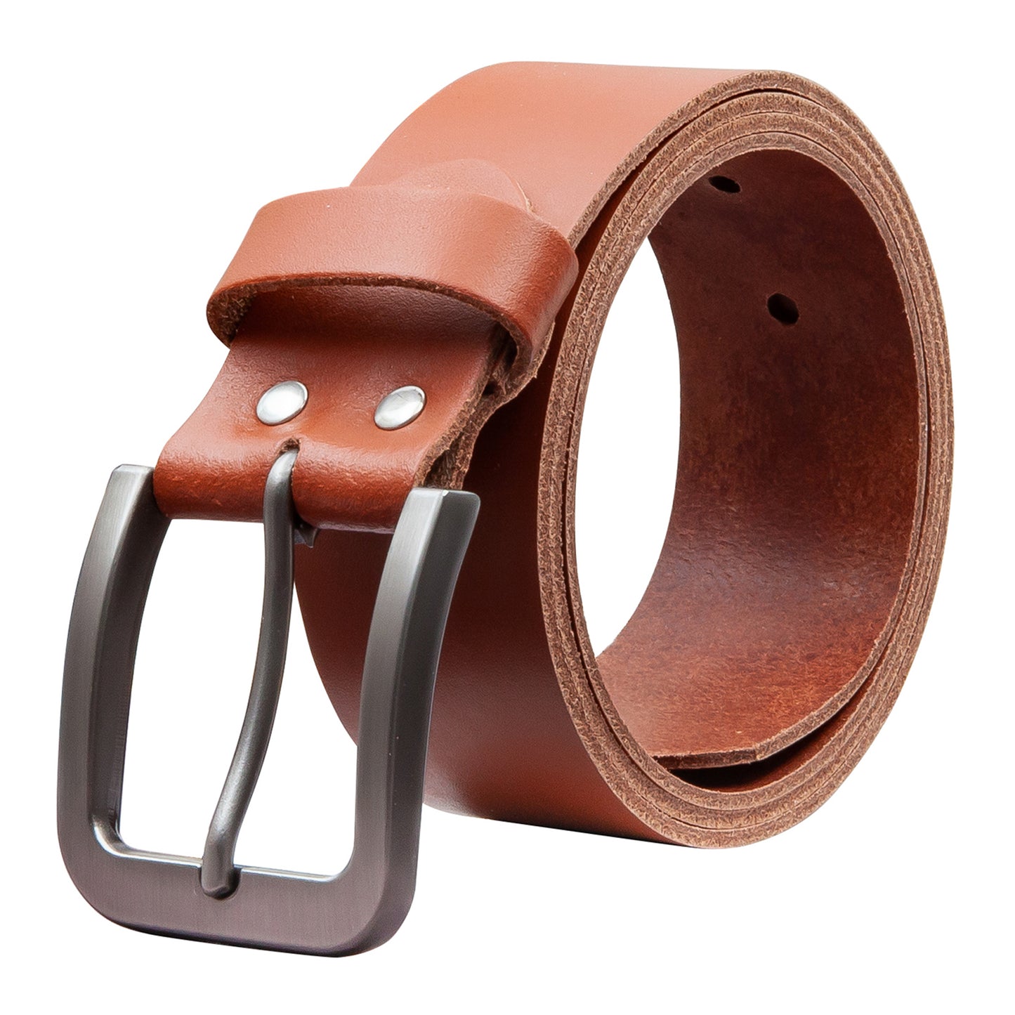 40 mm Gürtel Spaltleder Modell EH520-SL-Cognac