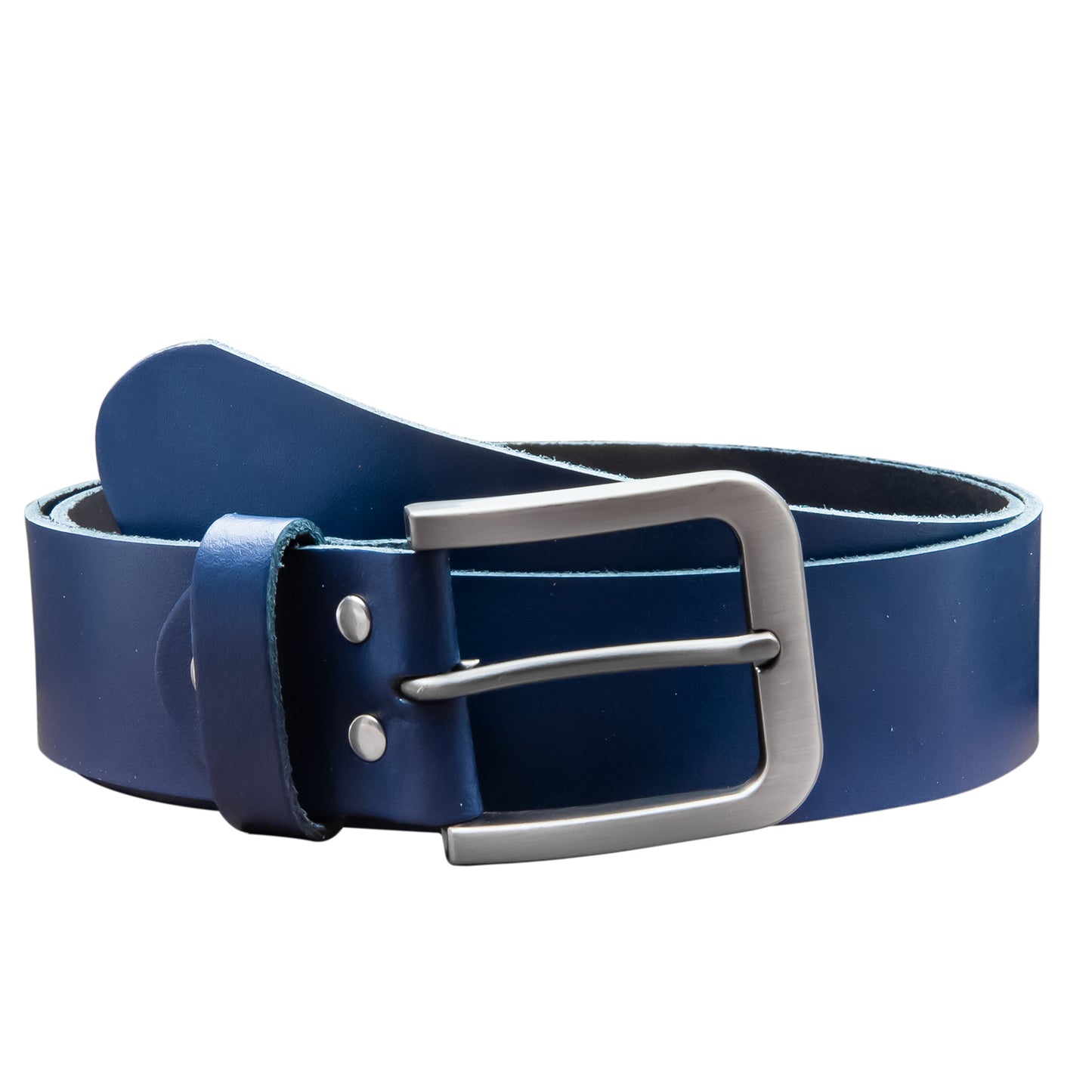 40 mm Gürtel Spaltleder Modell EH520-SL-Dunkelblau