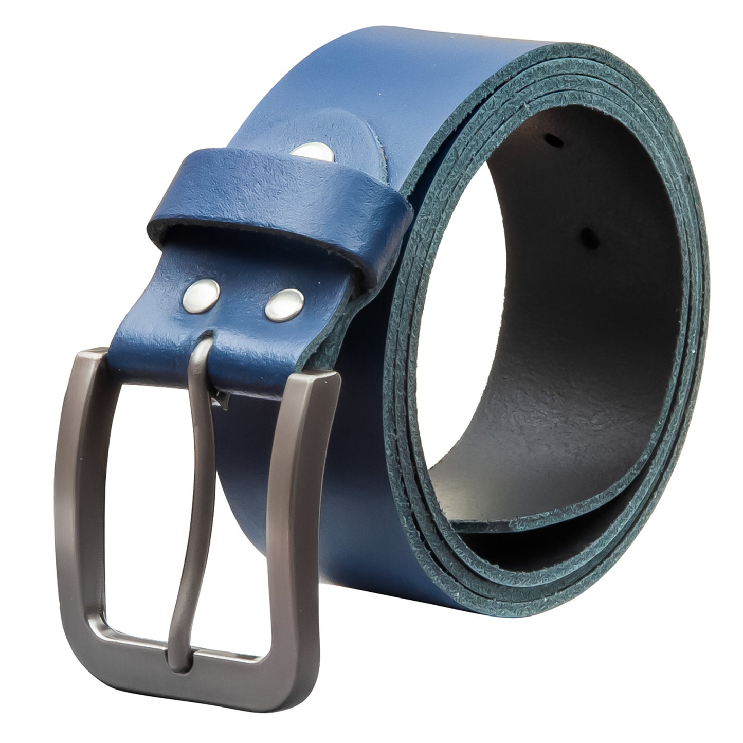 40 mm Gürtel Spaltleder Modell EH520-SL-Dunkelblau
