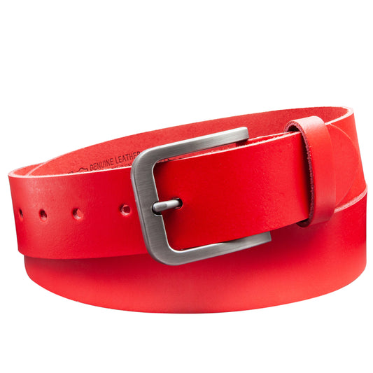 40 mm Gürtel Spaltleder Modell EH520-SL-Rot