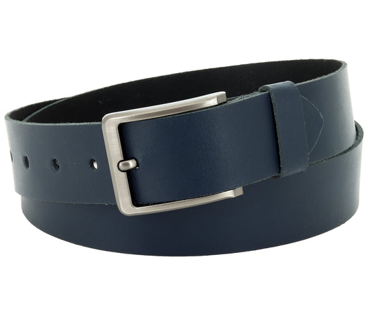 40 mm Gürtel Spaltleder Modell EH521-SL-Dunkelblau