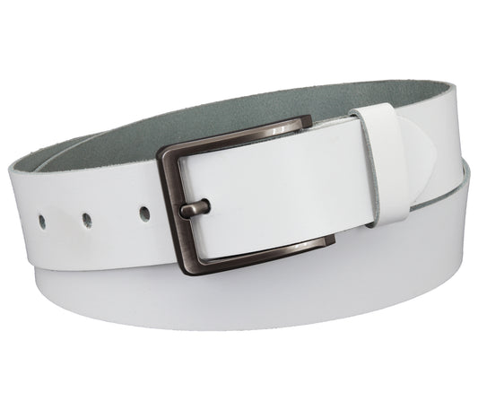 40 mm Gürtel Spaltleder Modell EH521-SL-Weiss