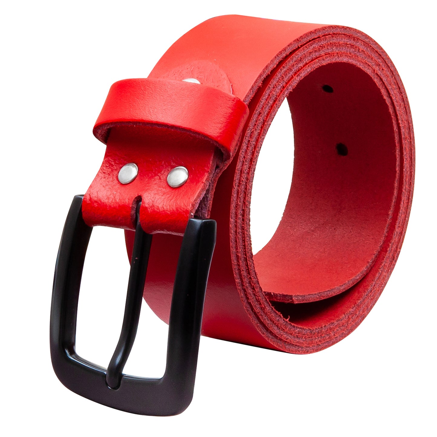 40 mm Gürtel Spaltleder Modell EH523-SL-Rot
