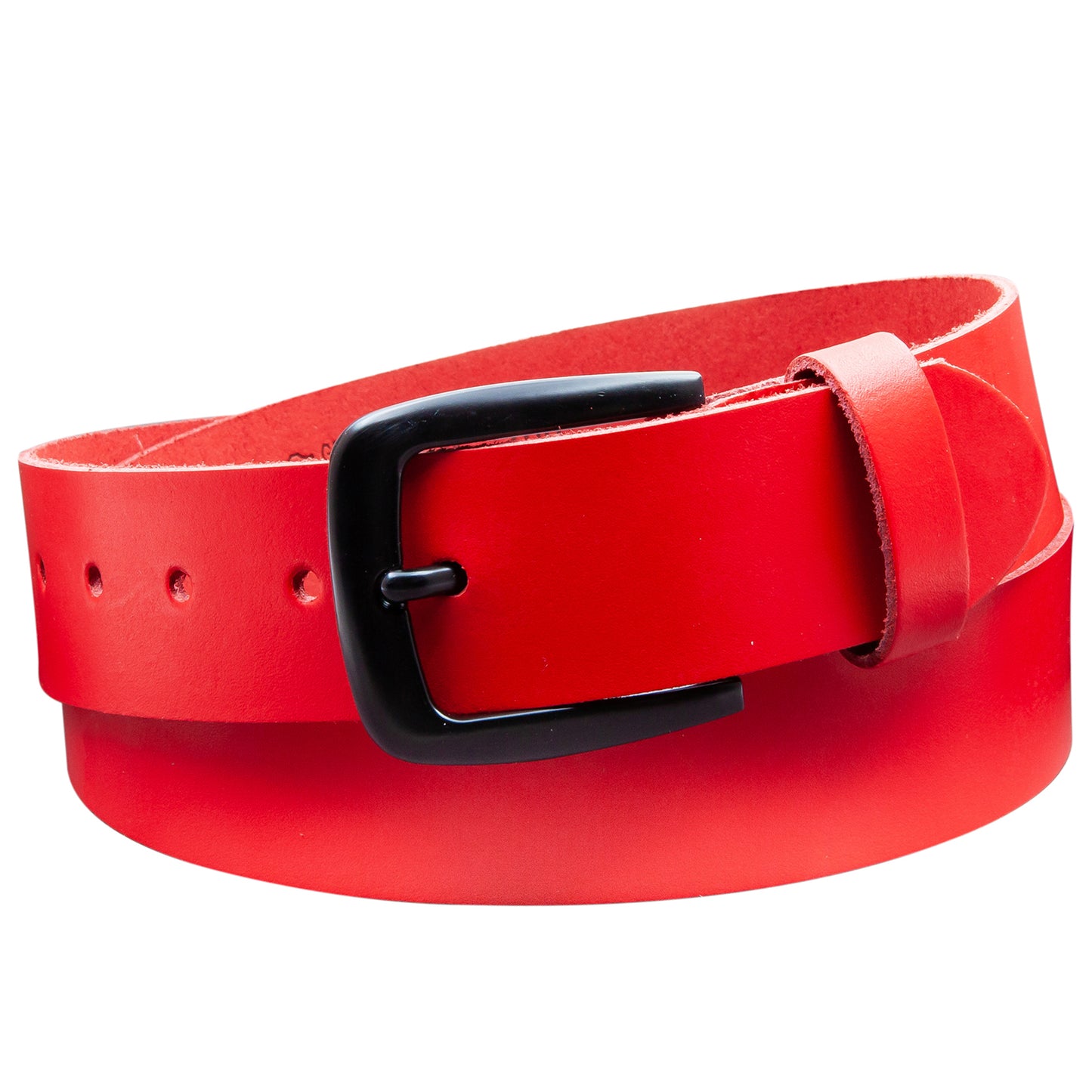 40 mm Gürtel Spaltleder Modell EH523-SL-Rot