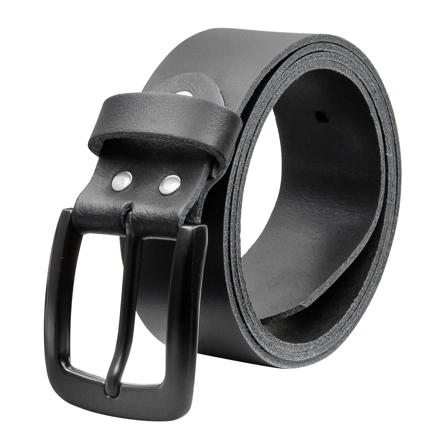 40 mm Gürtel Spaltleder Modell EH523-SL-Schwarz