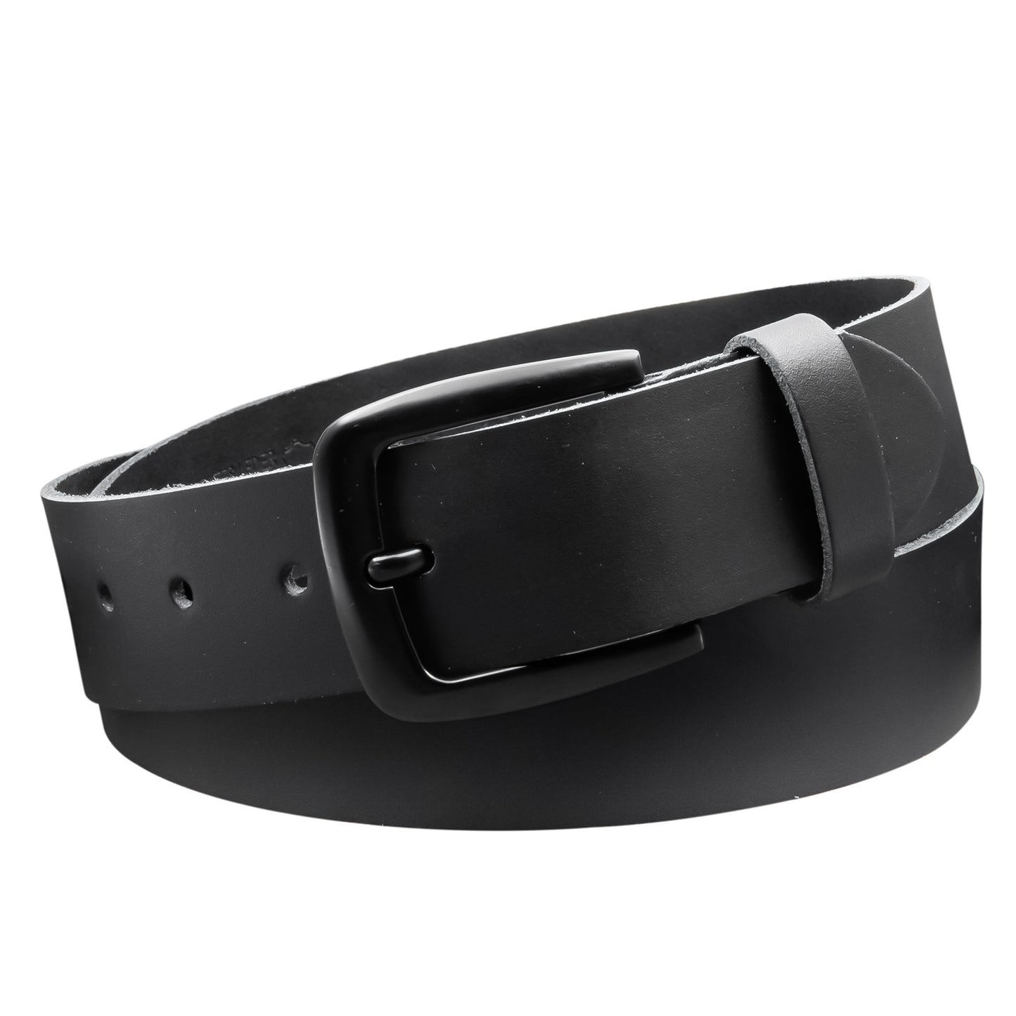 40 mm Gürtel Spaltleder Modell EH523-SL-Schwarz