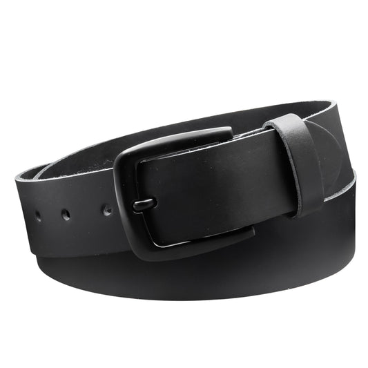 40 mm Gürtel Spaltleder Modell EH523-SL-Schwarz