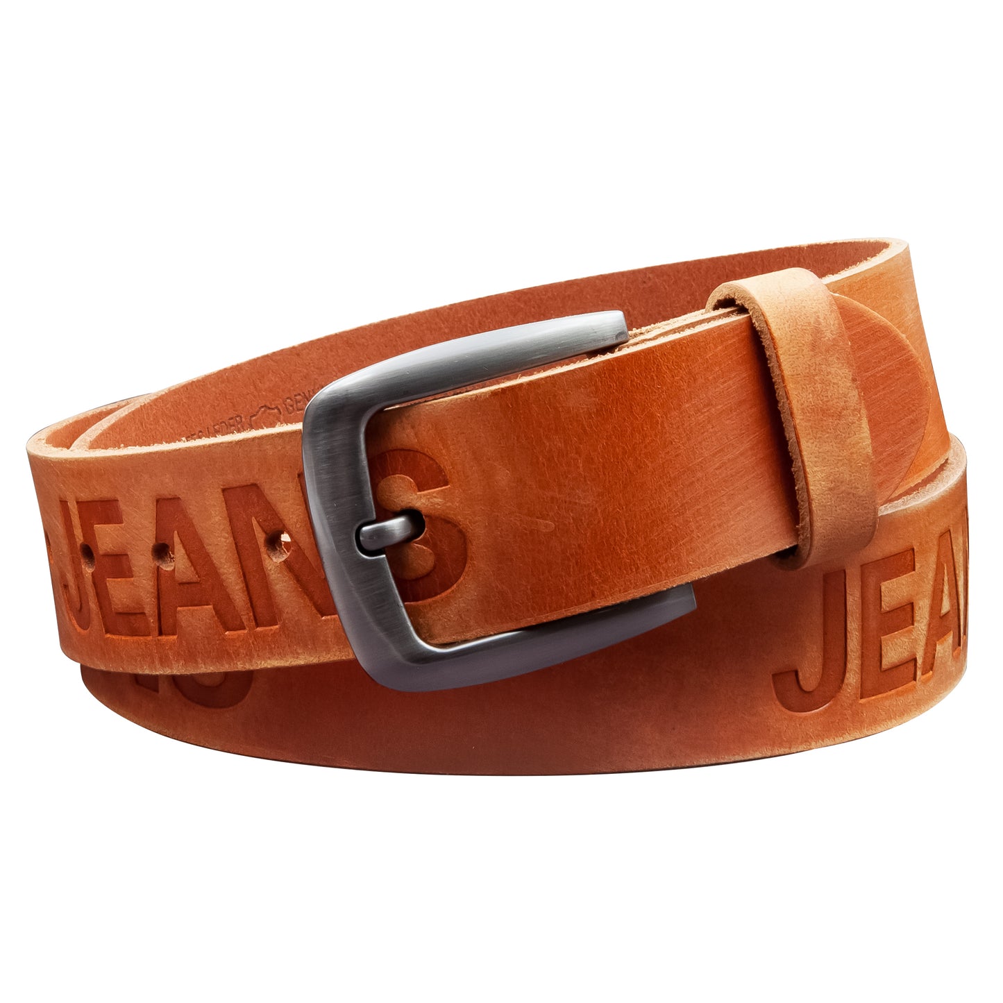 40 mm Gürtel Aufruck Leder Modell EH524-AD-Cognac