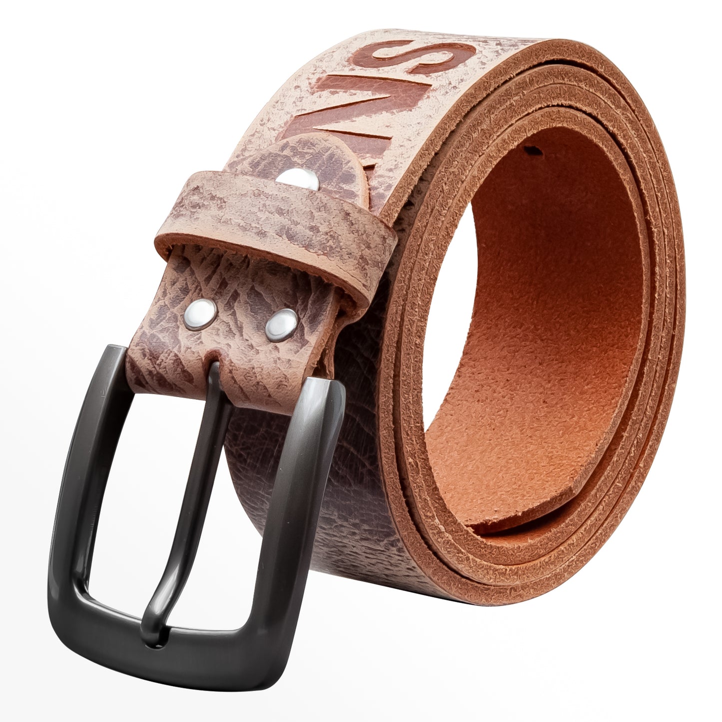 40 mm Gürtel Aufruck Leder Modell EH524-AD-Rustikal
