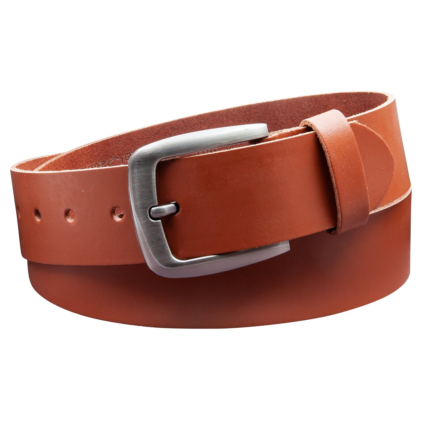 40 mm Gürtel Spaltleder Modell EH524-SL-Cognac