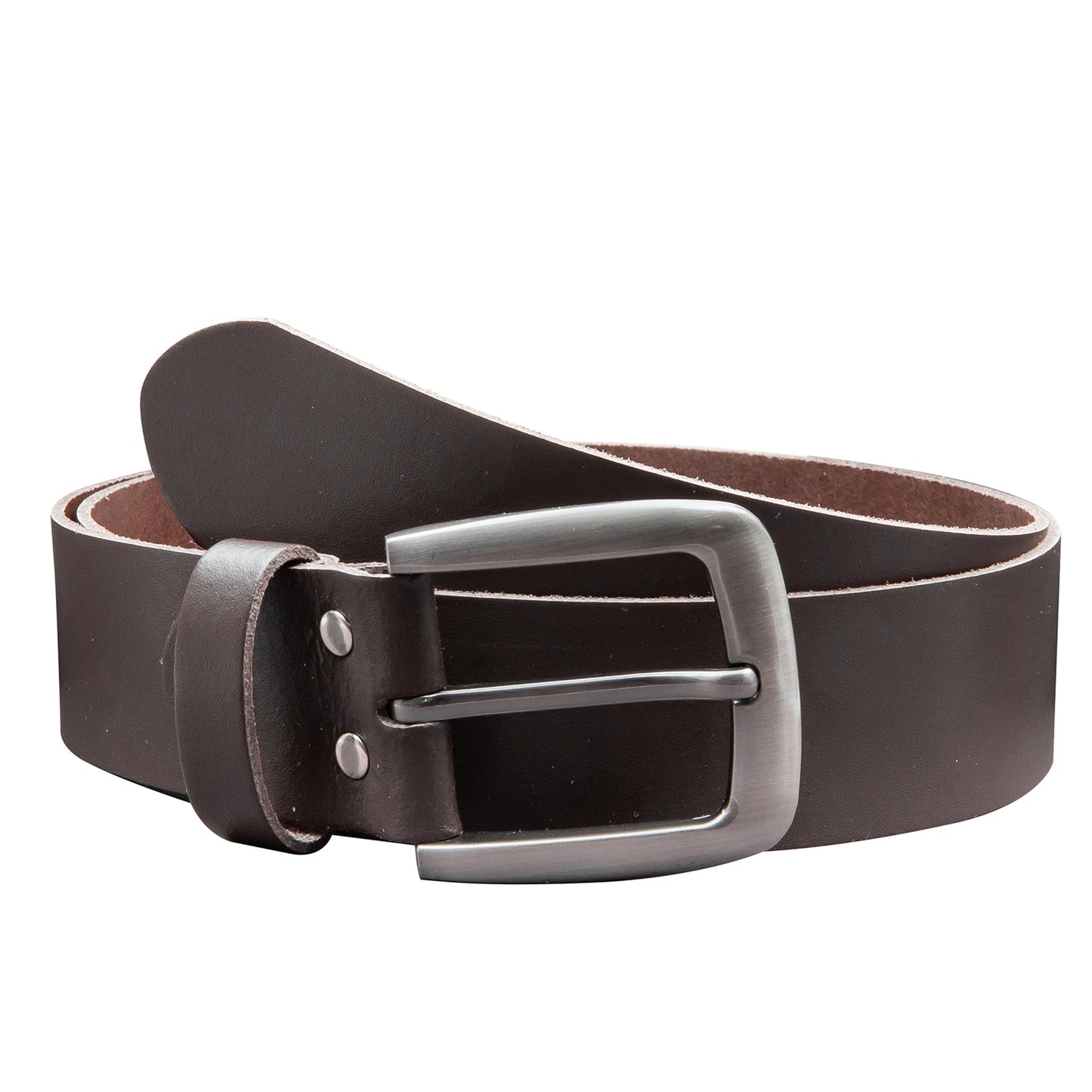 40 mm Gürtel Spaltleder Modell EH524-SL-Dunkelbraun