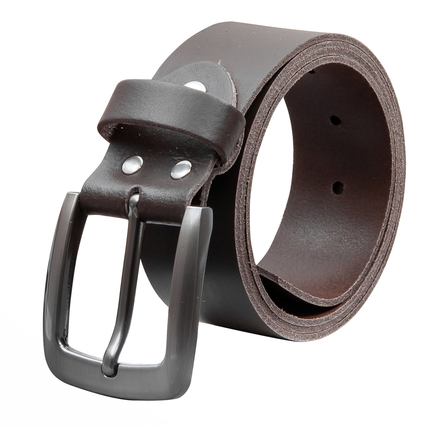 40 mm Gürtel Spaltleder Modell EH524-SL-Dunkelbraun