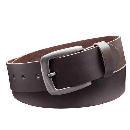 40 mm Gürtel Spaltleder Modell EH524-SL-Dunkelbraun