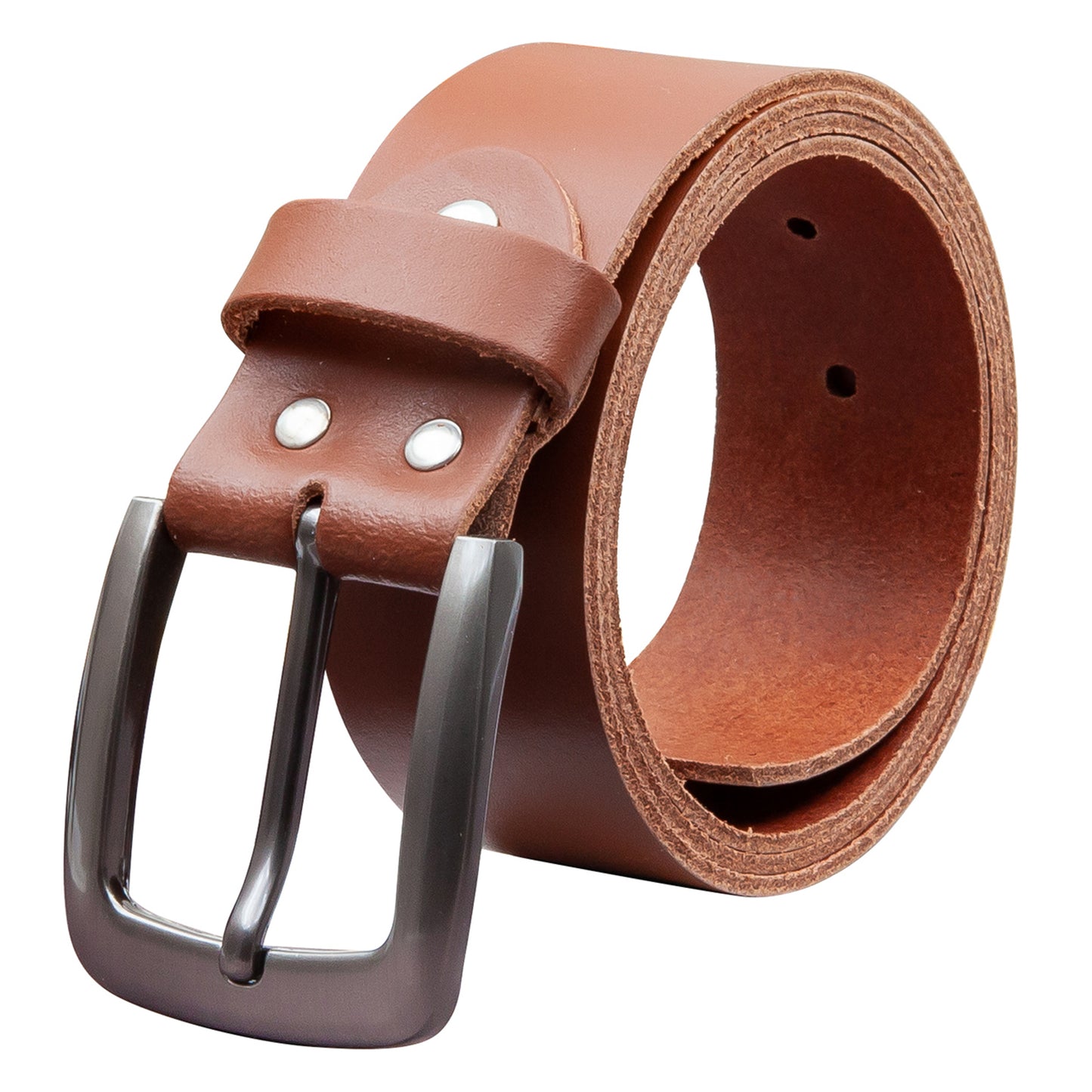 40 mm Gürtel Spaltleder Modell EH524-SL-Hellbraun