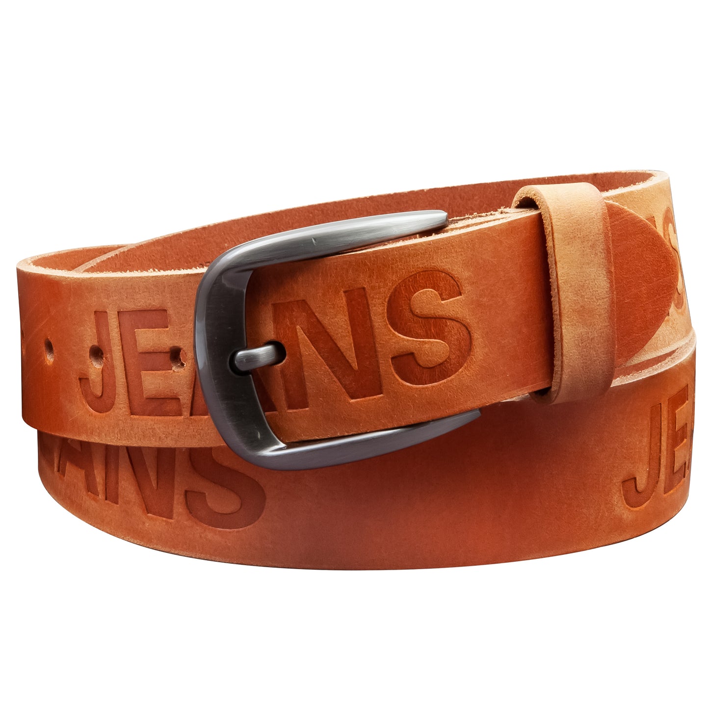 40 mm Gürtel Aufruck Leder Modell EH525-AD-Cognac