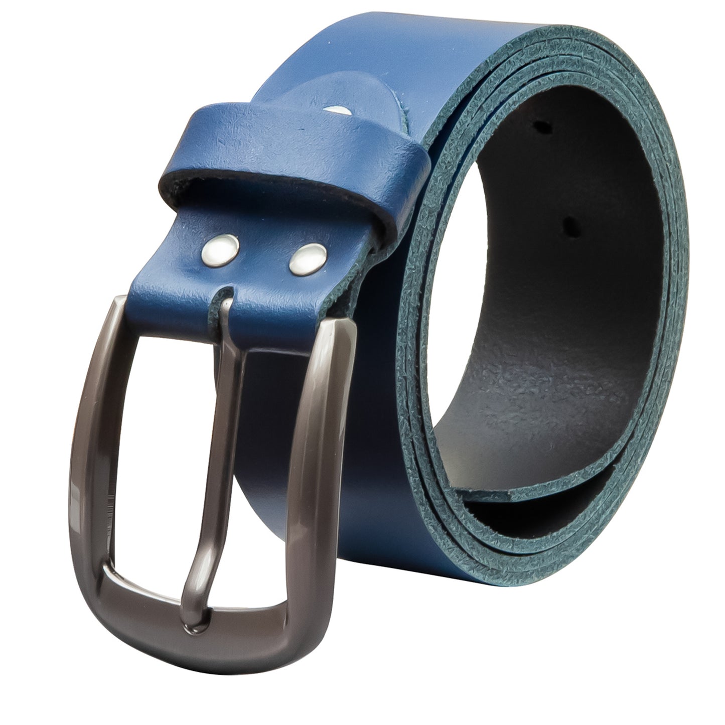 40 mm Gürtel Spaltleder Modell EH525-SL-Dunkelblau