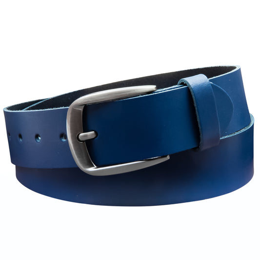 40 mm Gürtel Spaltleder Modell EH525-SL-Dunkelblau