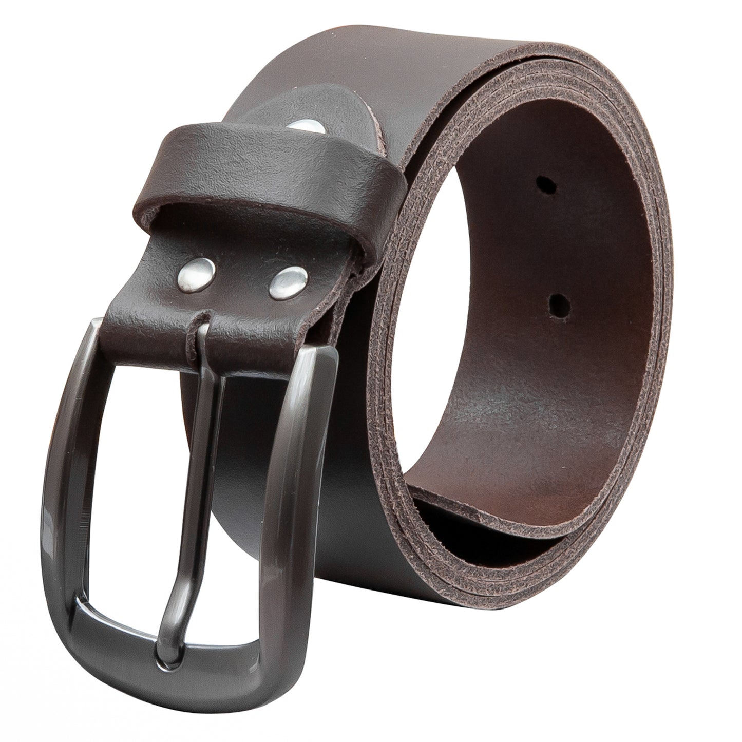 40 mm Gürtel Spaltleder Modell EH525-SL-Dunkelbraun