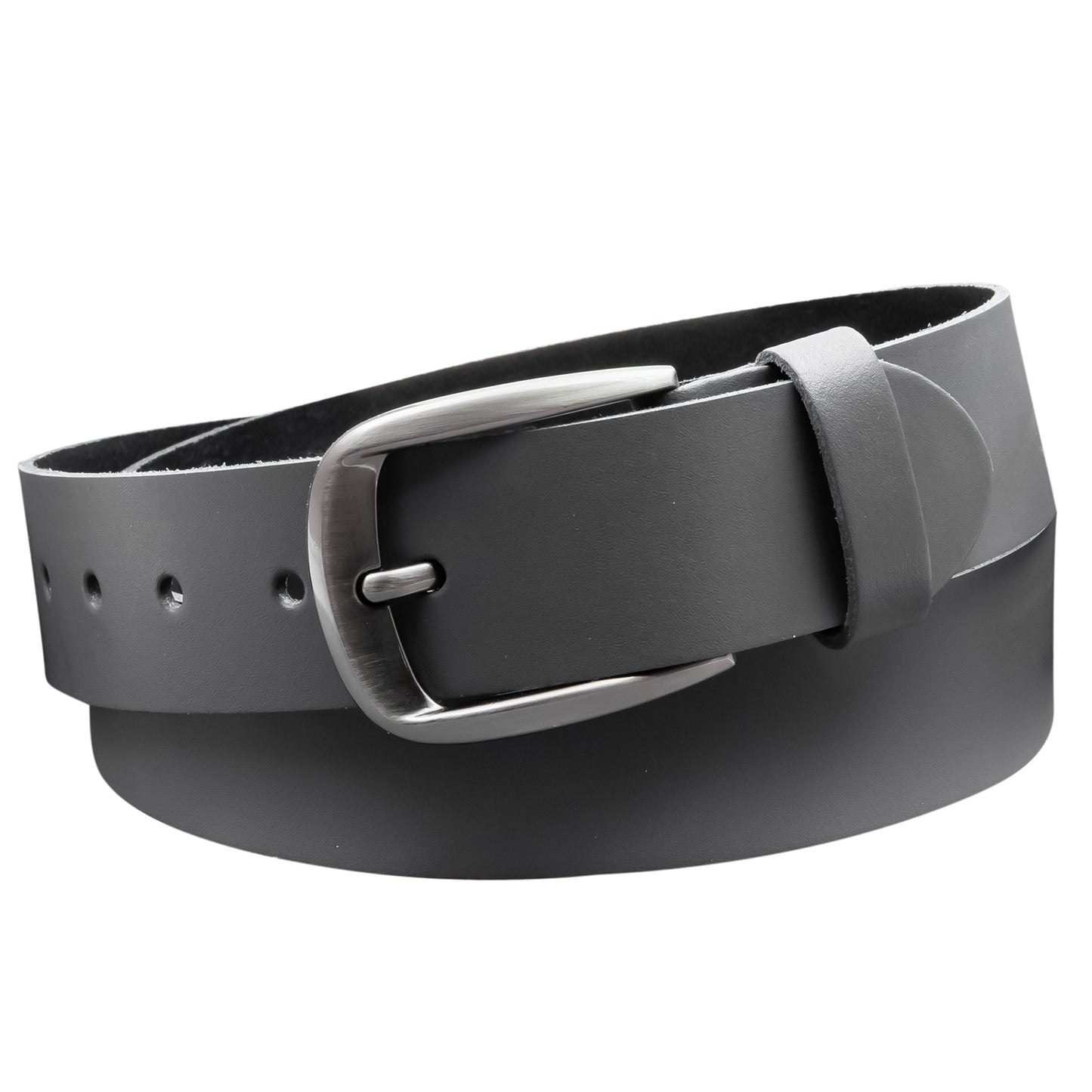 40 mm Gürtel Spaltleder Modell EH525-SL-Grau