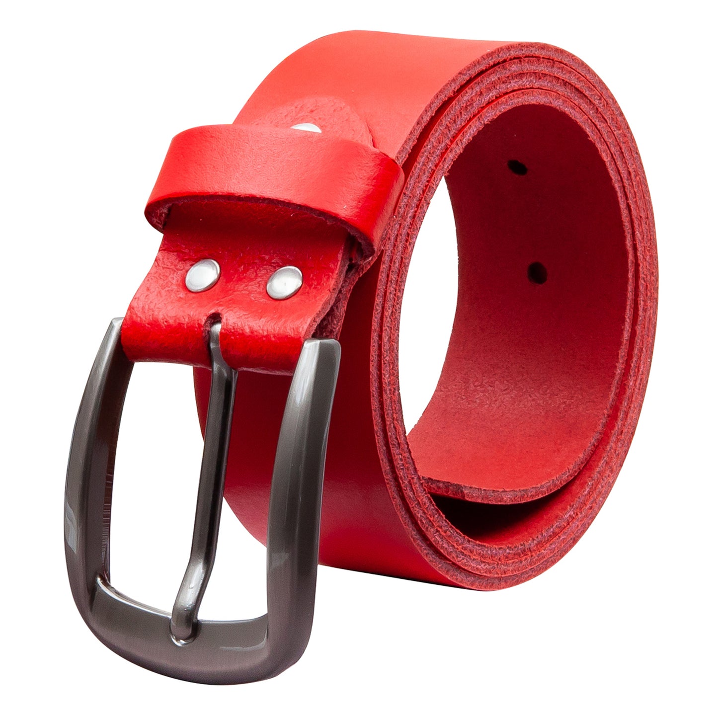 40 mm Gürtel Spaltleder Modell EH525-SL-Rot